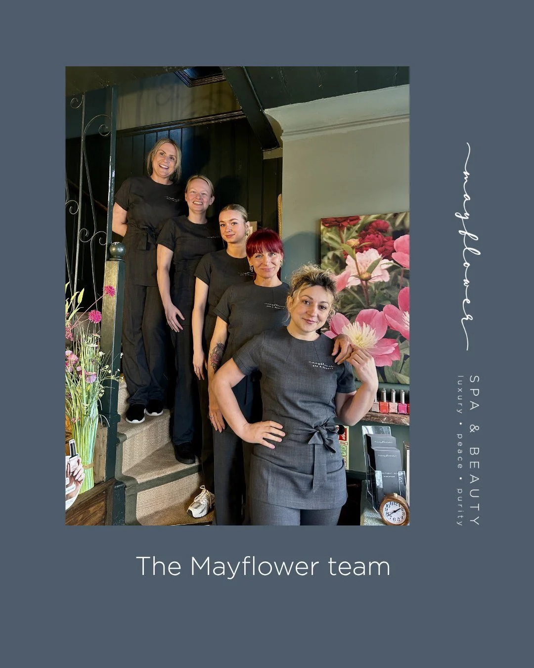 O U R 💙  T E A M 

We are incredibly proud of and thankful to our team. They keep the Mayflower wheels turning and our customers happy. We wouldn't be here without them.

Thank you team - you're the best

love 
Mayflower Spa

📍  1 West St, Dorking.