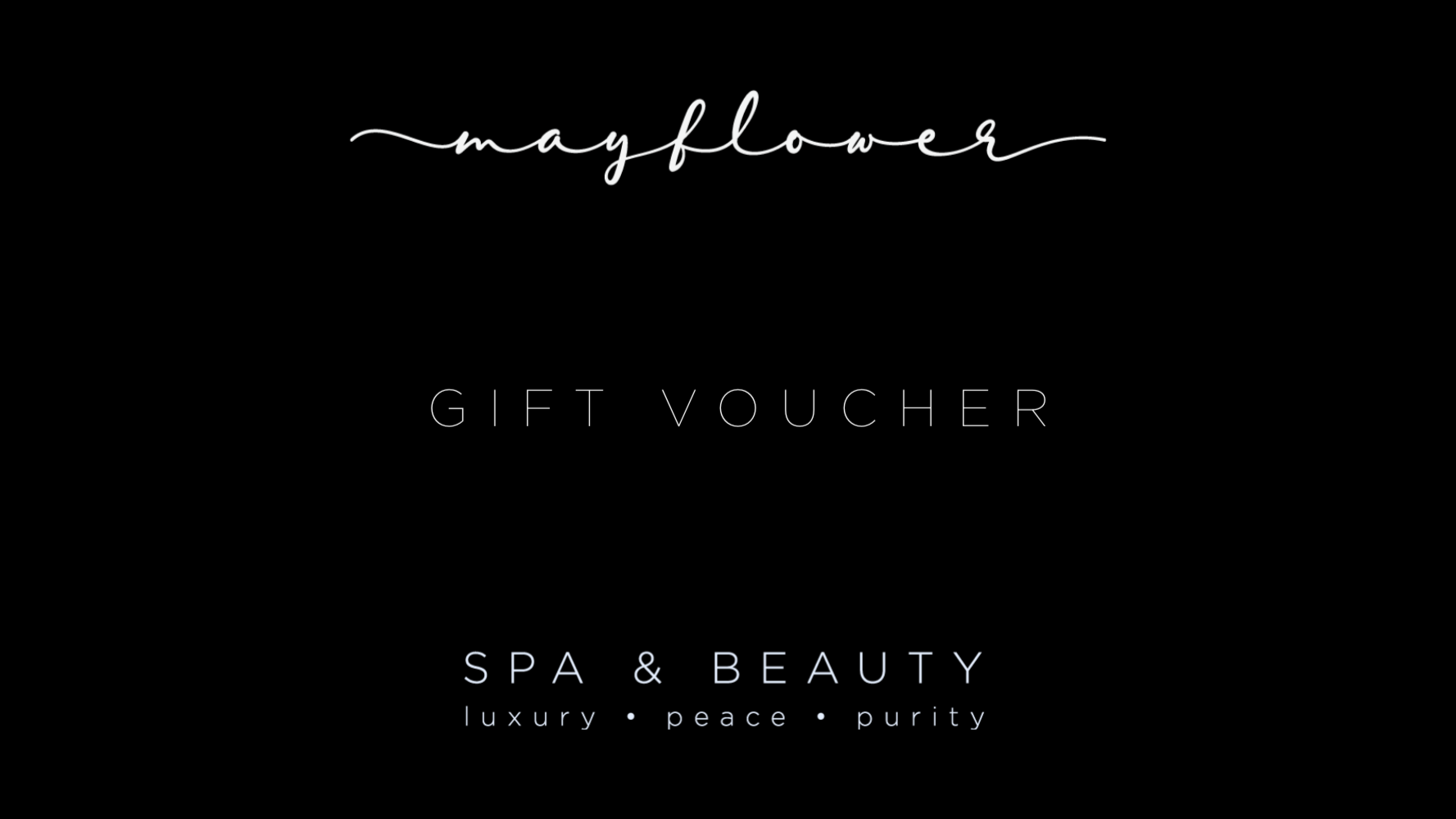 Mayflower Spa Gift Voucher