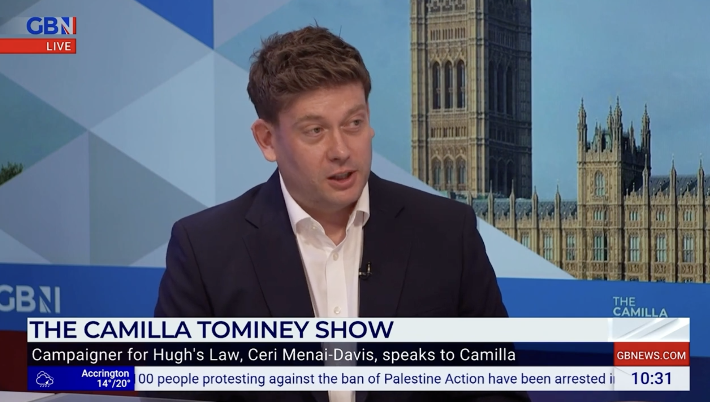 Ceri on GB News /Camila Tominey July 2025