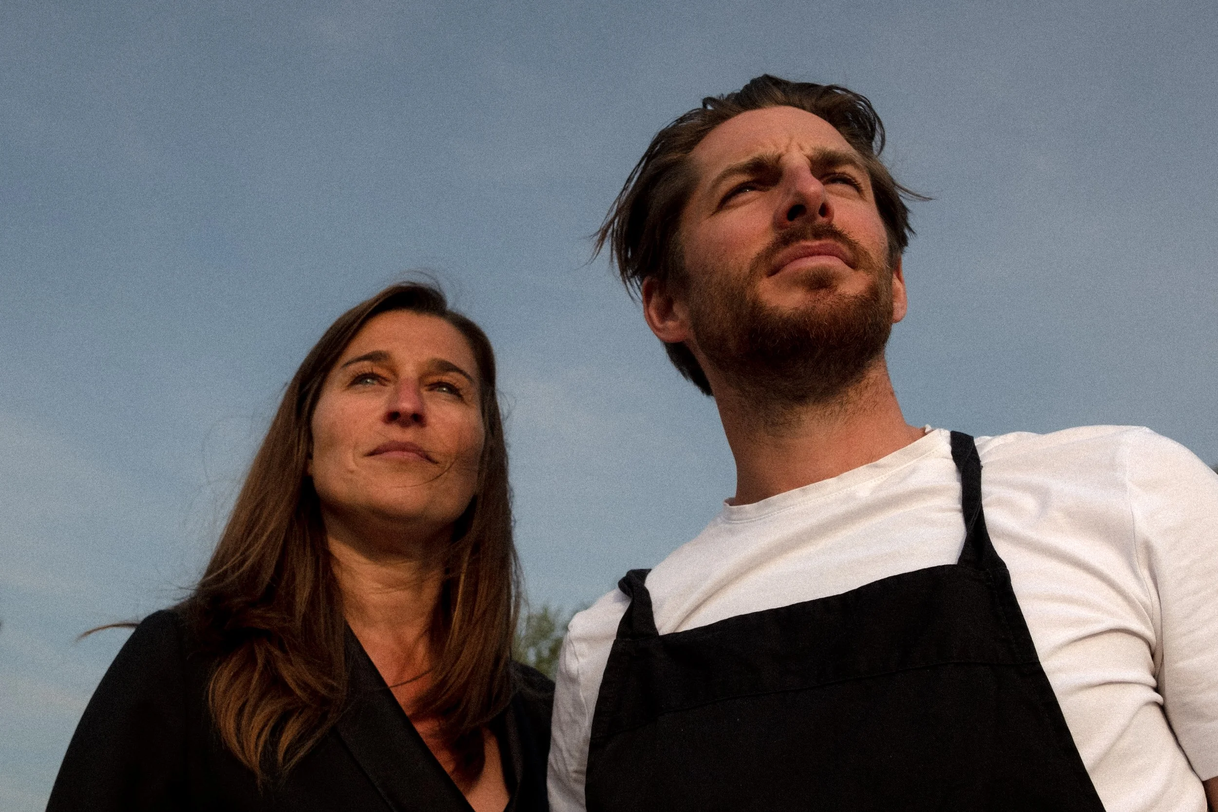 foto van Kelly en Pieter de uitbaters van restaurant marquize in westende