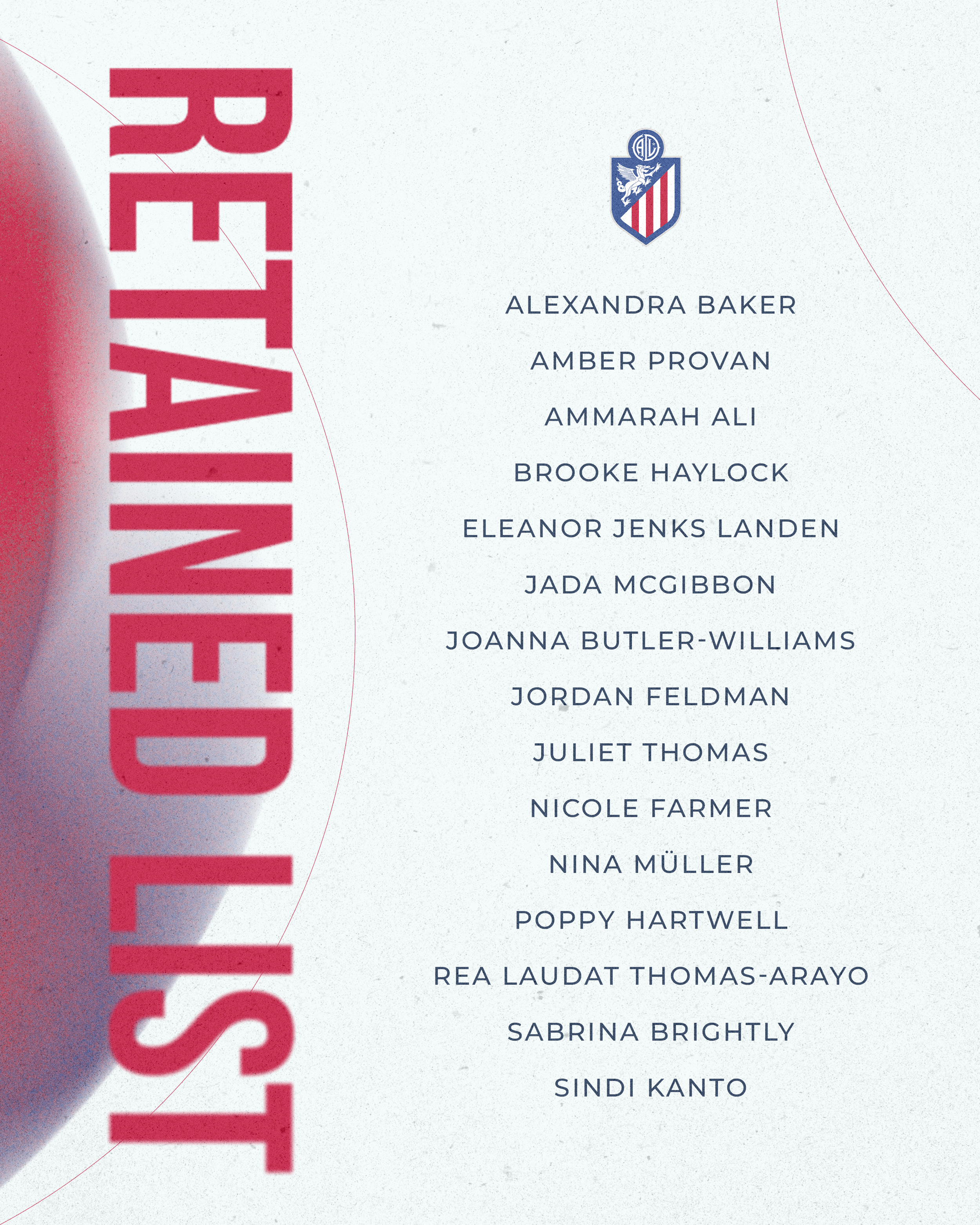 Retained PLayers CONFIRMED AHEAD OF 2026/27 SEASON 