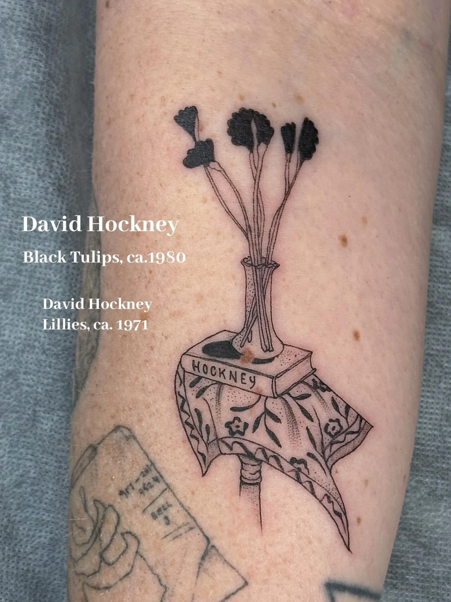 Done at Studio Baby - booked via Venue.ink @venue.ink @hockney_archive #davidhockney