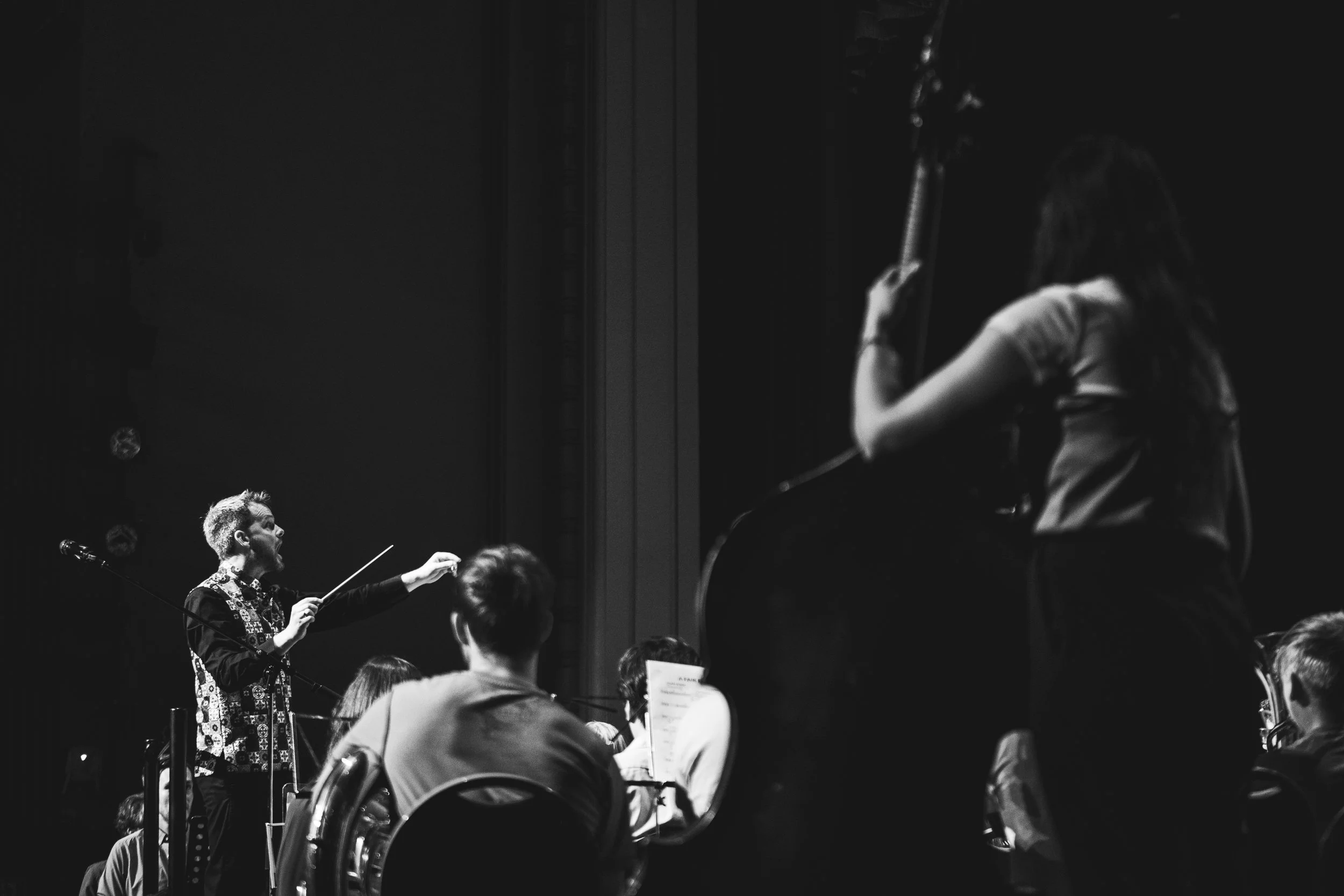 Matthew Hardy directing, in profile