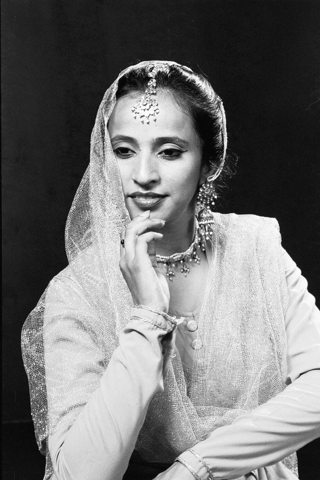 Urja Desai Thakore as a young Kathak dancer in Ahmedabad, 1999, photographer unknown.