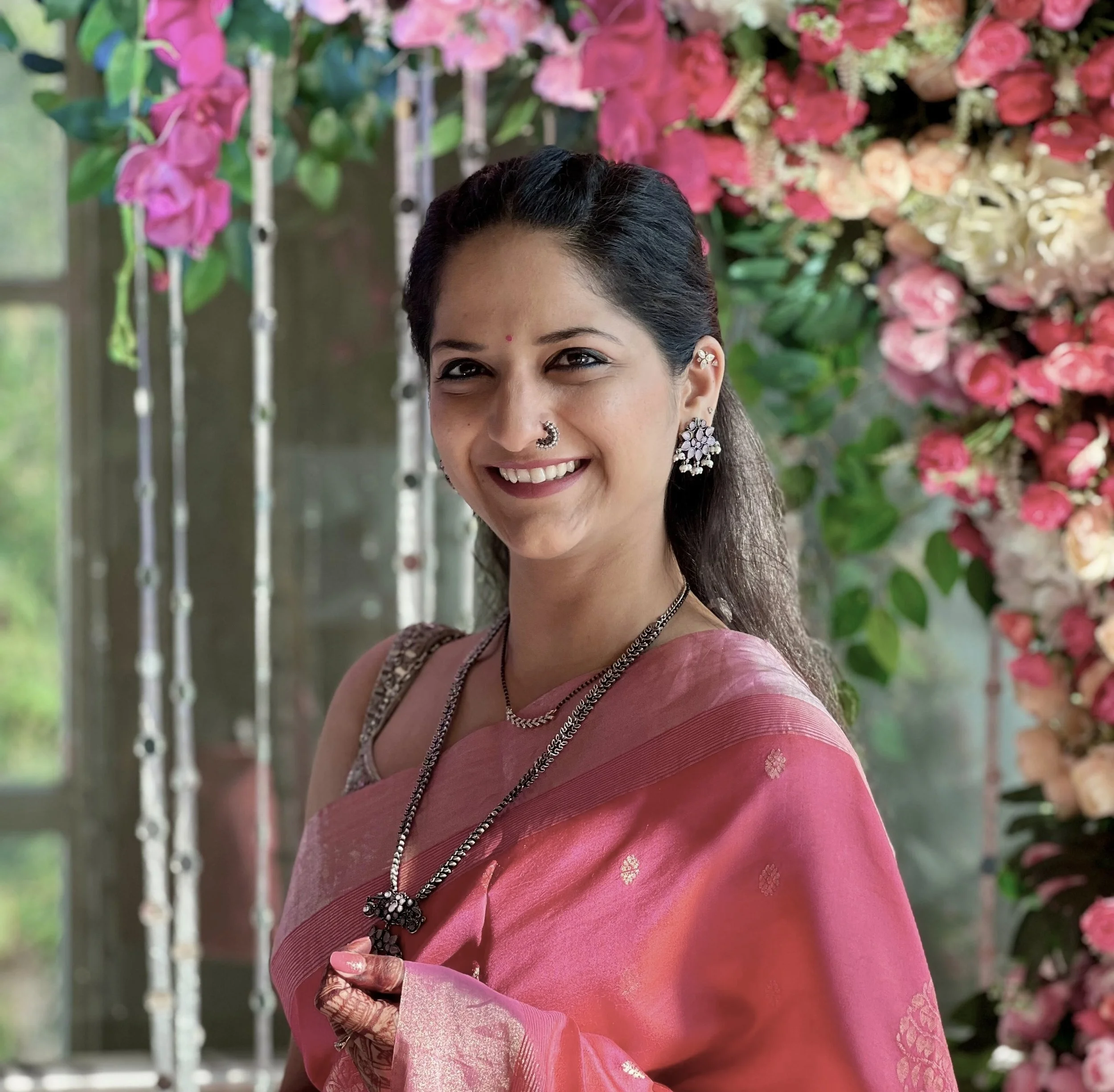 Sharvari Bhide Limaye, Melbourne-based Kathak artist and educator, photographed by Aishwarya Ranbhor.
