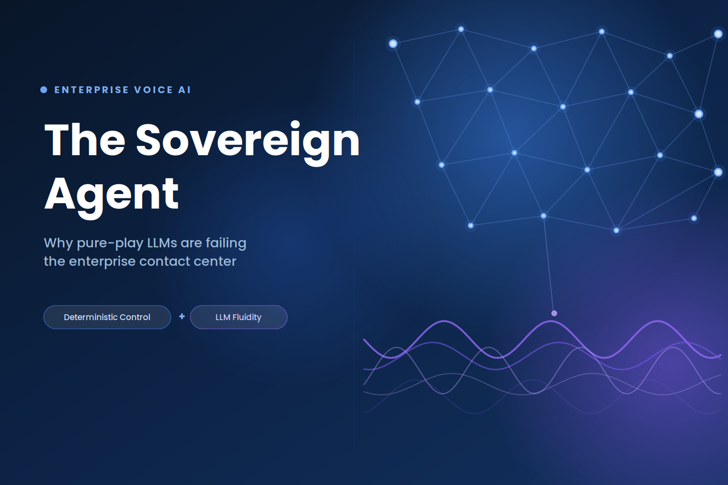 The Sovereign Agent: Why Pure-PlayLLMs Are Failing the Enterprise ContactCenter