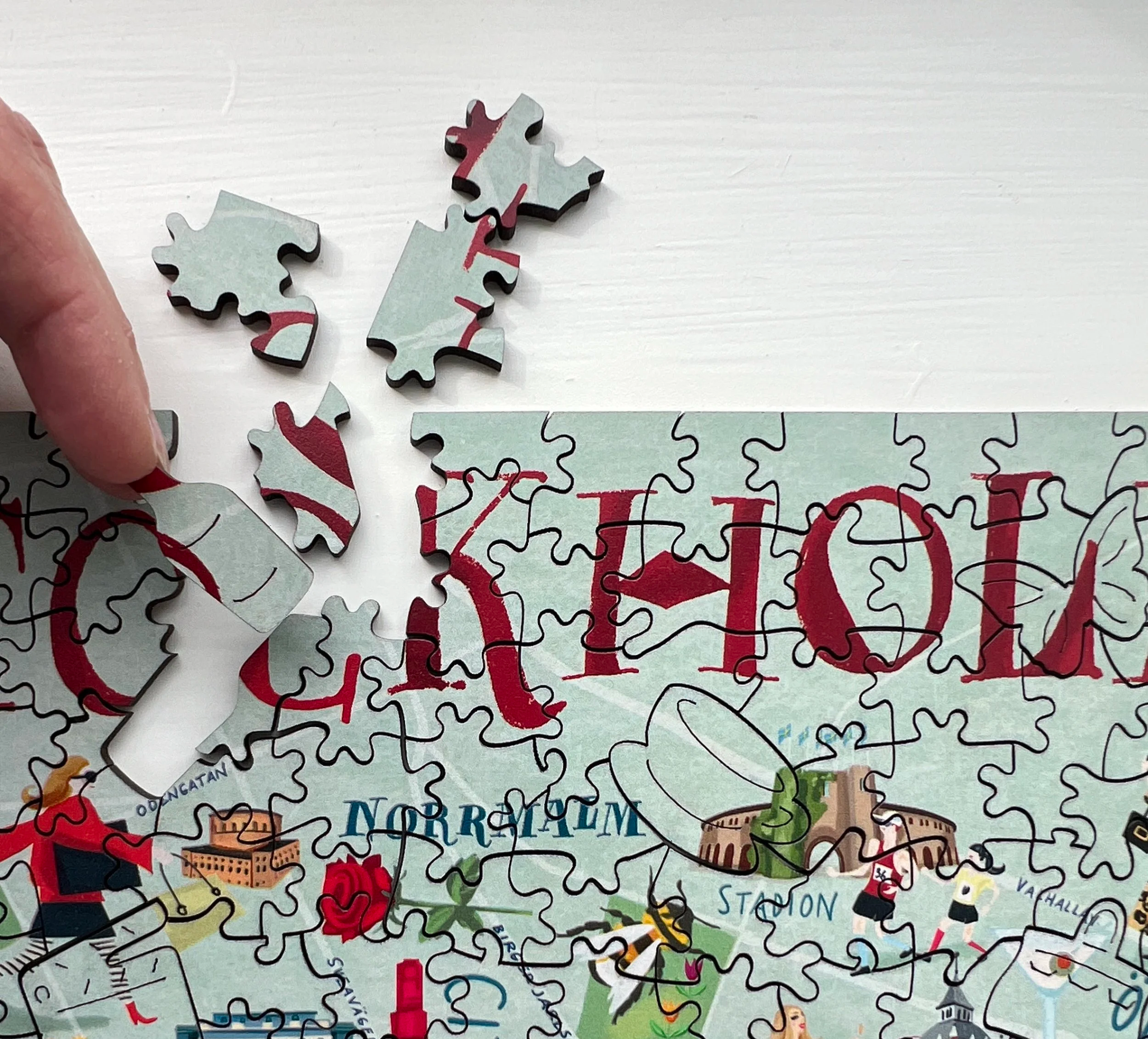 Stockholm puzzle illustration