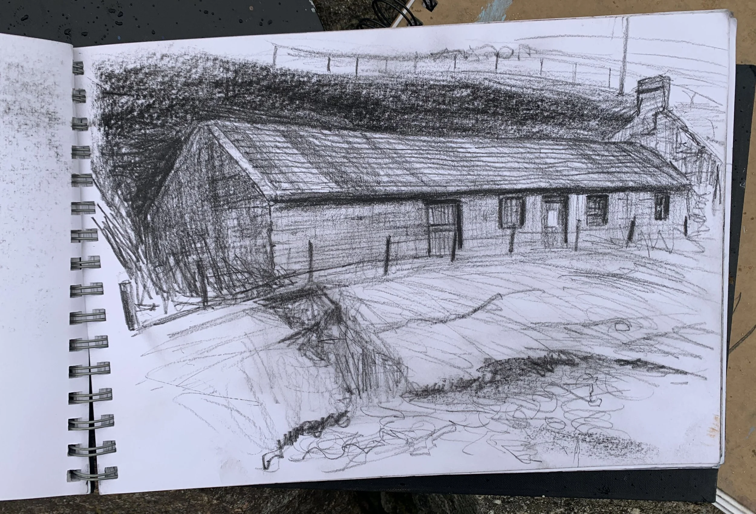 This is the old Bettyhill Salmon Netting Station, where the salmon were packed in ice  and sent far and wide.