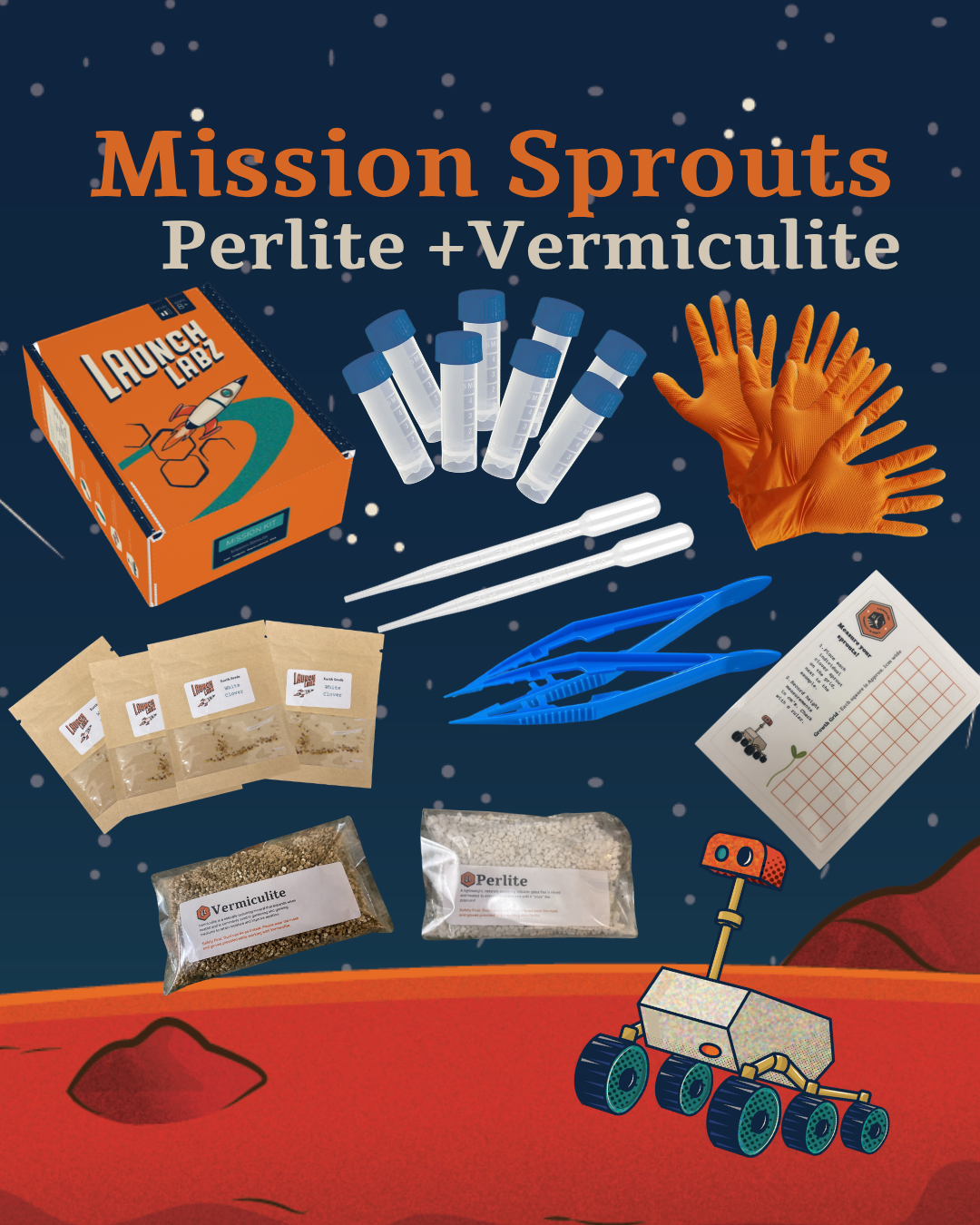 LaunchLabz Mission Sprouts (Perlite + Vermiculate)