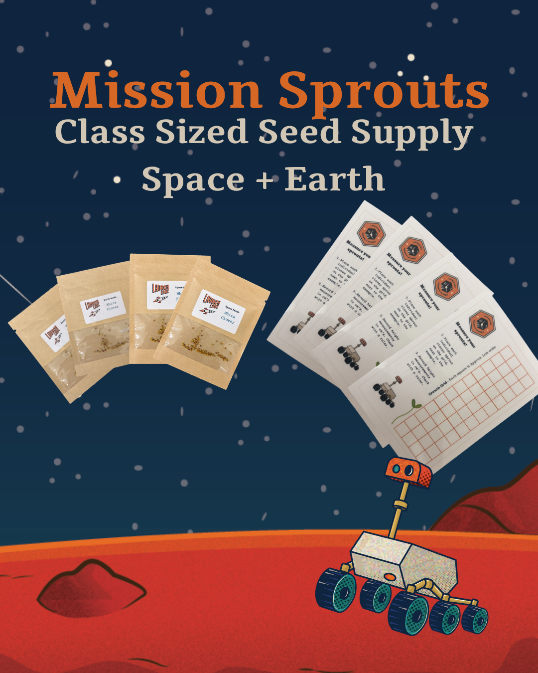 LaunchLabz Mission Sprouts Seed Supply