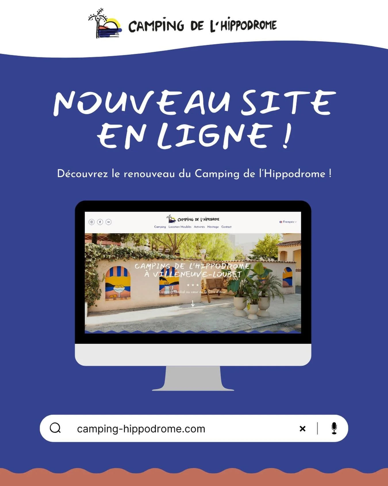 🇫🇷 L&rsquo;histoire du Camping de l&rsquo;Hippodrome continue de s&rsquo;&eacute;crire&hellip; ☀️ 

Rendez-vous sur camping-hippodrome.com pour d&eacute;couvrir notre nouveau site, disponible en 4 langues ! 🖥️🌍

On esp&egrave;re qu&rsquo;il vous 