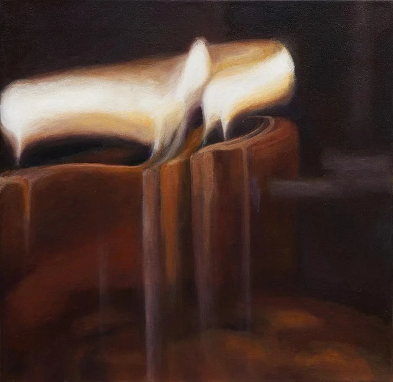 lueurs – été 2015 – huile sur toile (60 x 60 cm)