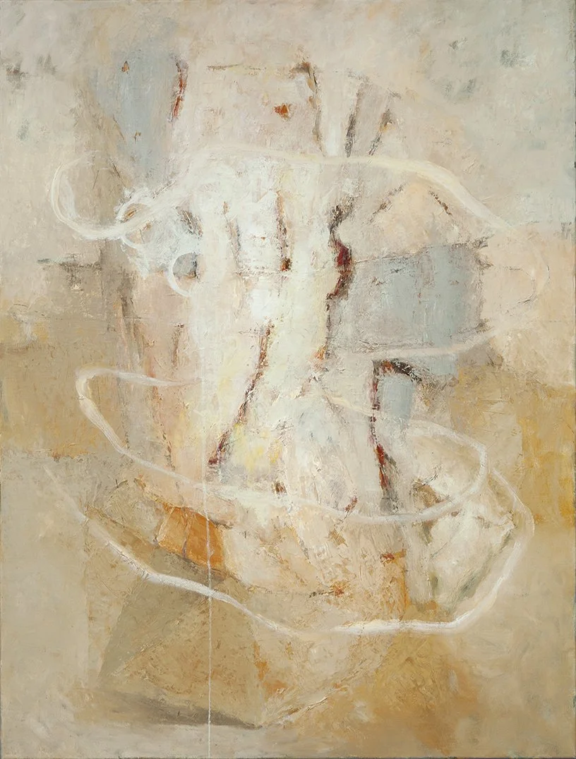Le serpent blanc – huile sur toile – 116cm x 89cm – 2019