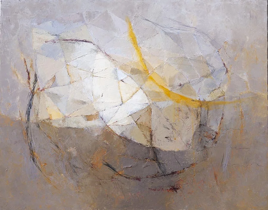 Sous la cendre, le soleil – 2018 huile sur toile, 100×80 cm (collection privée)