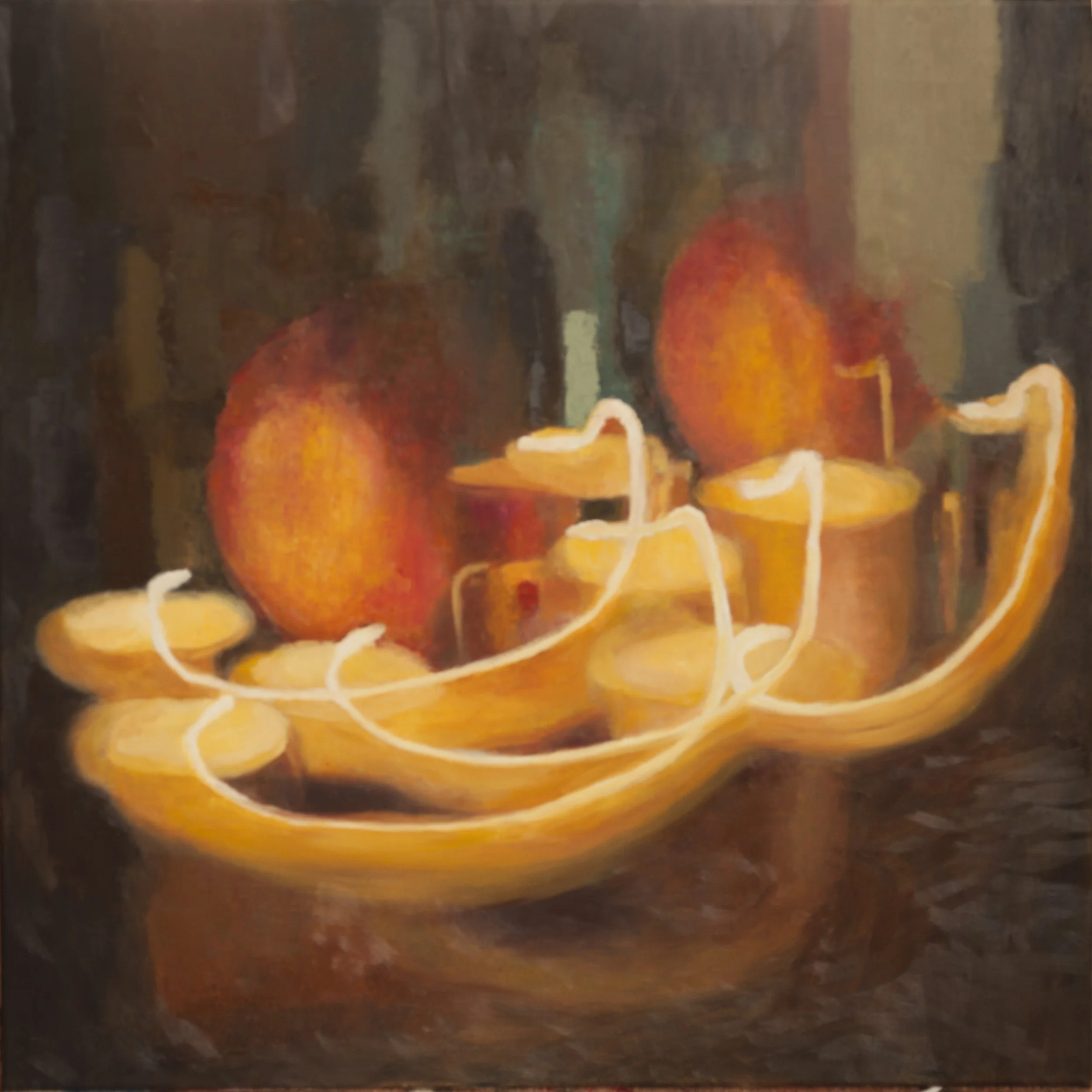 lueurs 6 – 2016 – huile sur toile (80 x 80 cm)