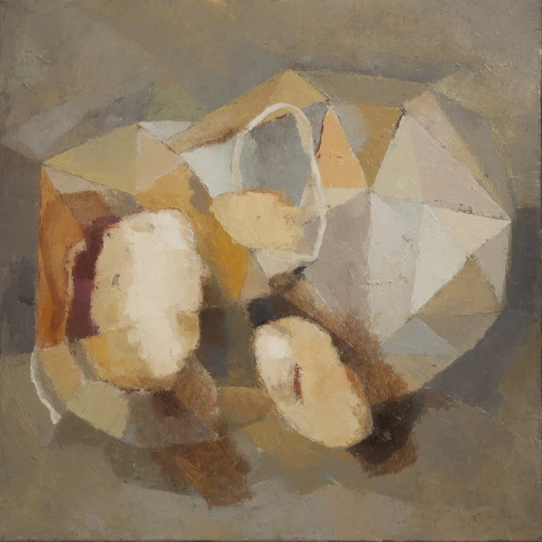 Géode 3 – 2017 – huile sur toile (60 x 60 cm)
