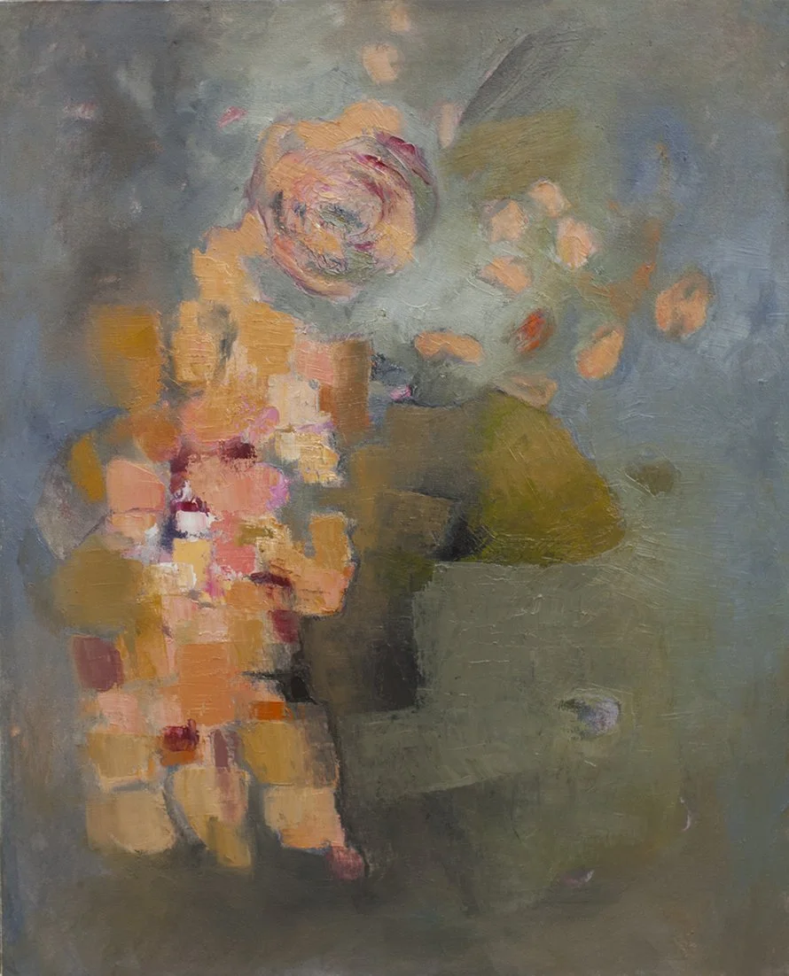 évanoui de rose -2017 – huile sur toile (60 x 73 cm)