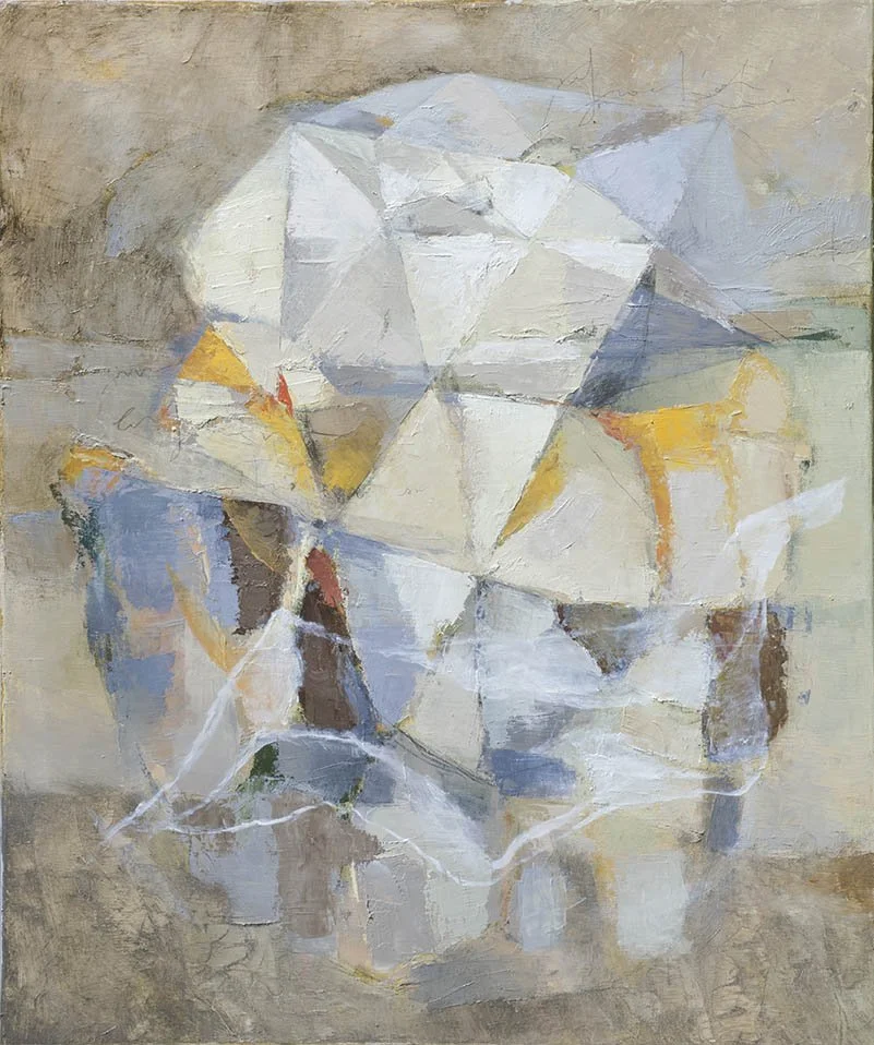 Pénétration du diamant – 2018 – huile sur toile (54 x 65 cm)