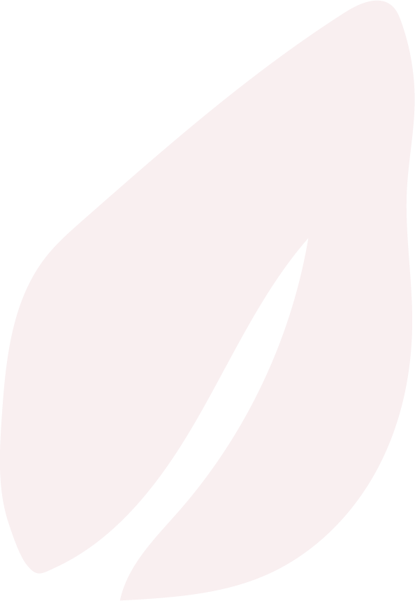 A stylized illustration of a white leaf with a black background.