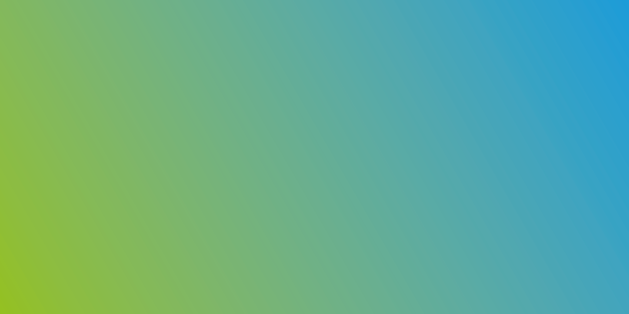 Farbverlauf von Grün zu Blau