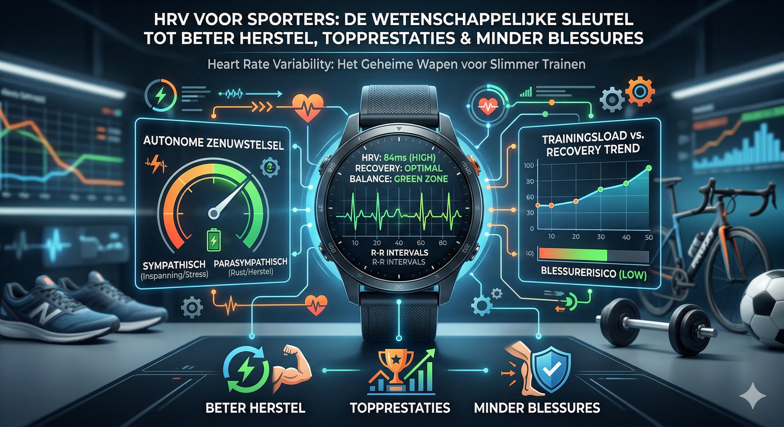 HRV voor sporters: de wetenschappelijke sleutel tot beter herstel, topprestaties en minder blessures