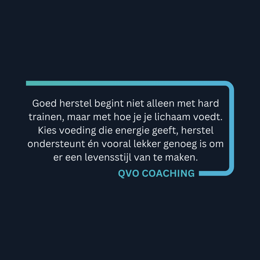 Voeding als Basis voor Herstel, Blessurepreventie en Duurzame Energie