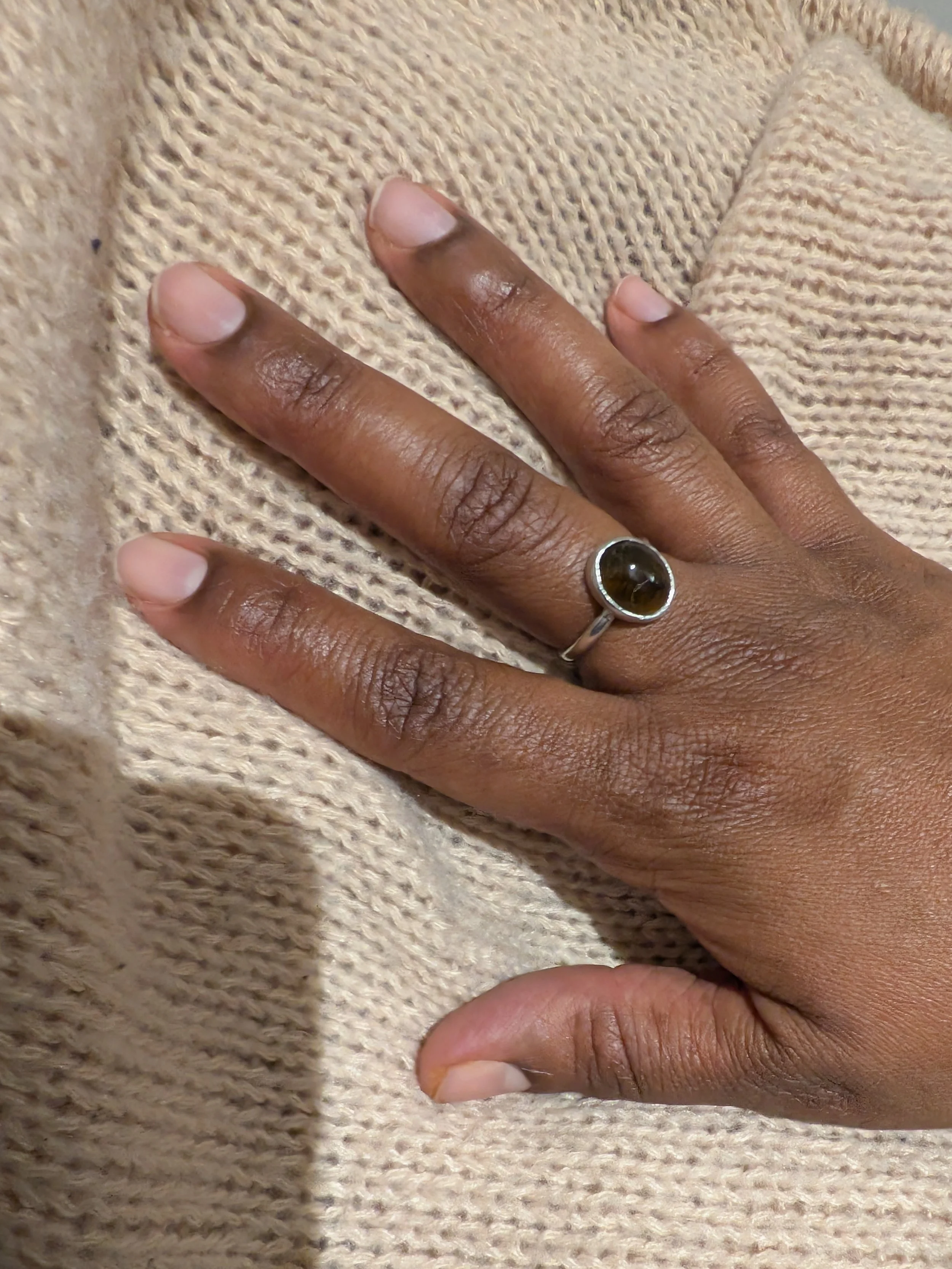 Tigers Eye Ring - Sterling Silver