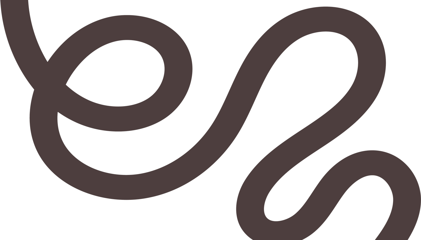 Stylized black geometric swirl pattern on a transparent background.