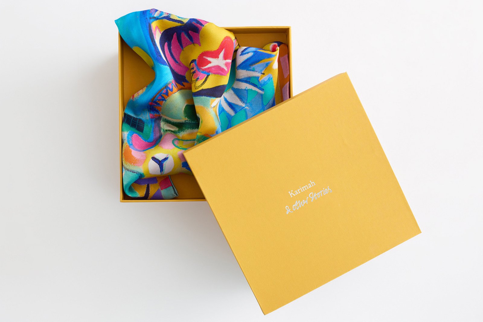 Packaging for limited edition silk scarf