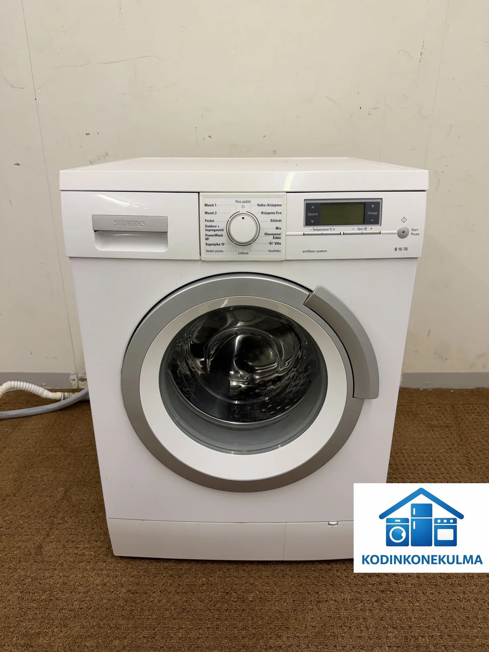 Siemens pyykinpesukone 8kg. ILMAINEN KOTIINKULJETUS! 🚚