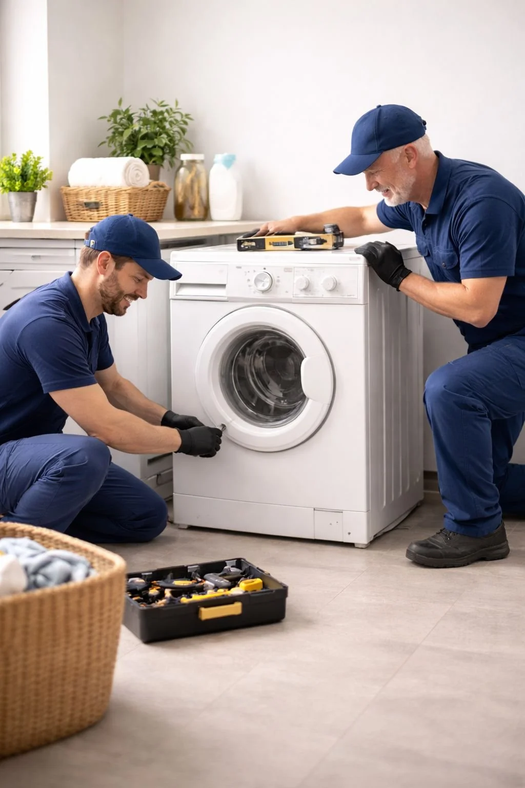 Pyykinpesukoneen asennus