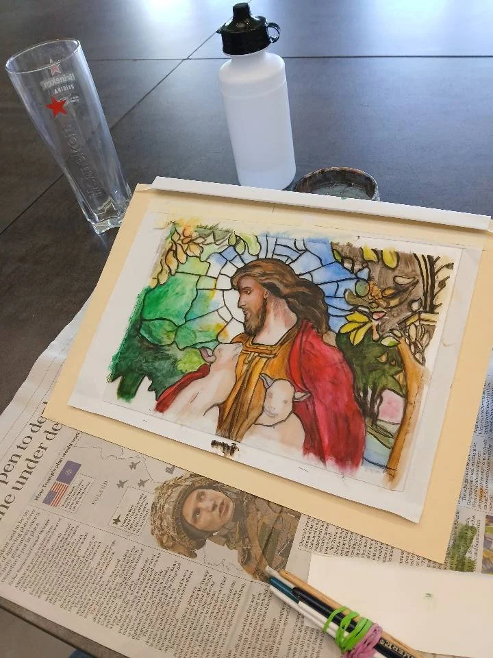 Chris Cox acrylics workshop