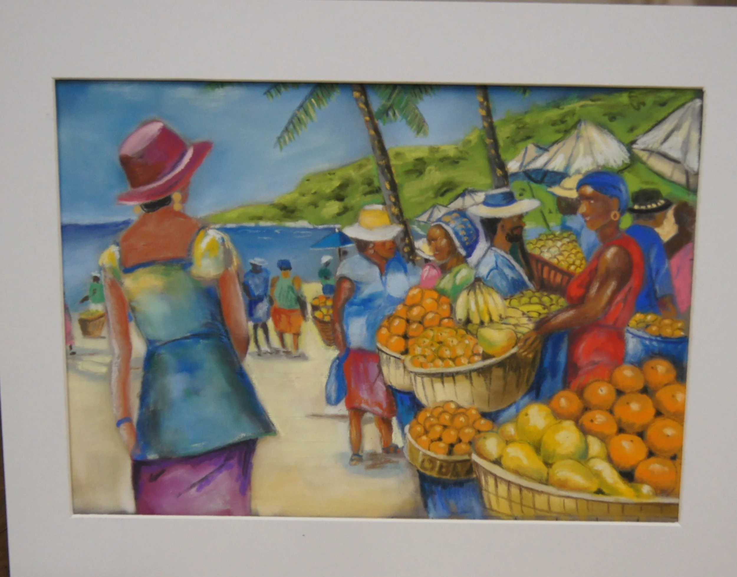 David Hunt pastels demonstration