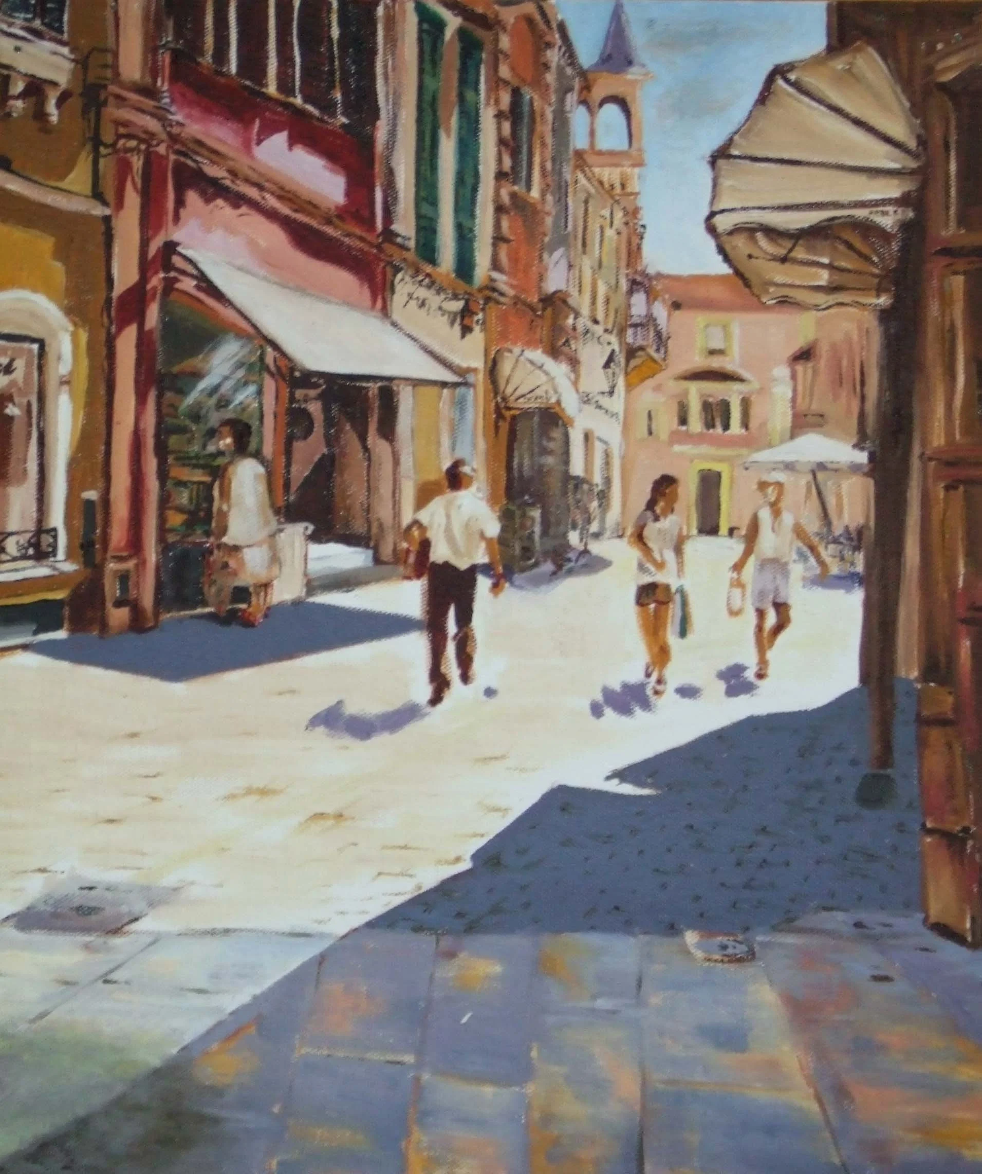 Street in northern Italy