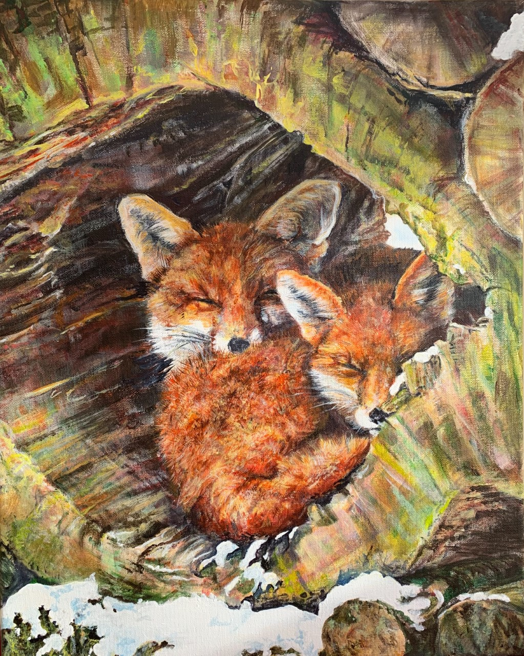 Bedded down for winter