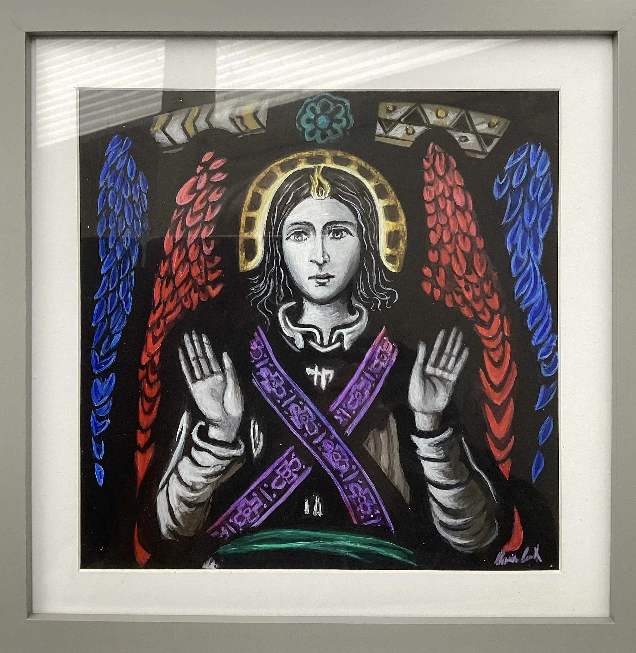 Seraphim Acrylic on Perspex sheet