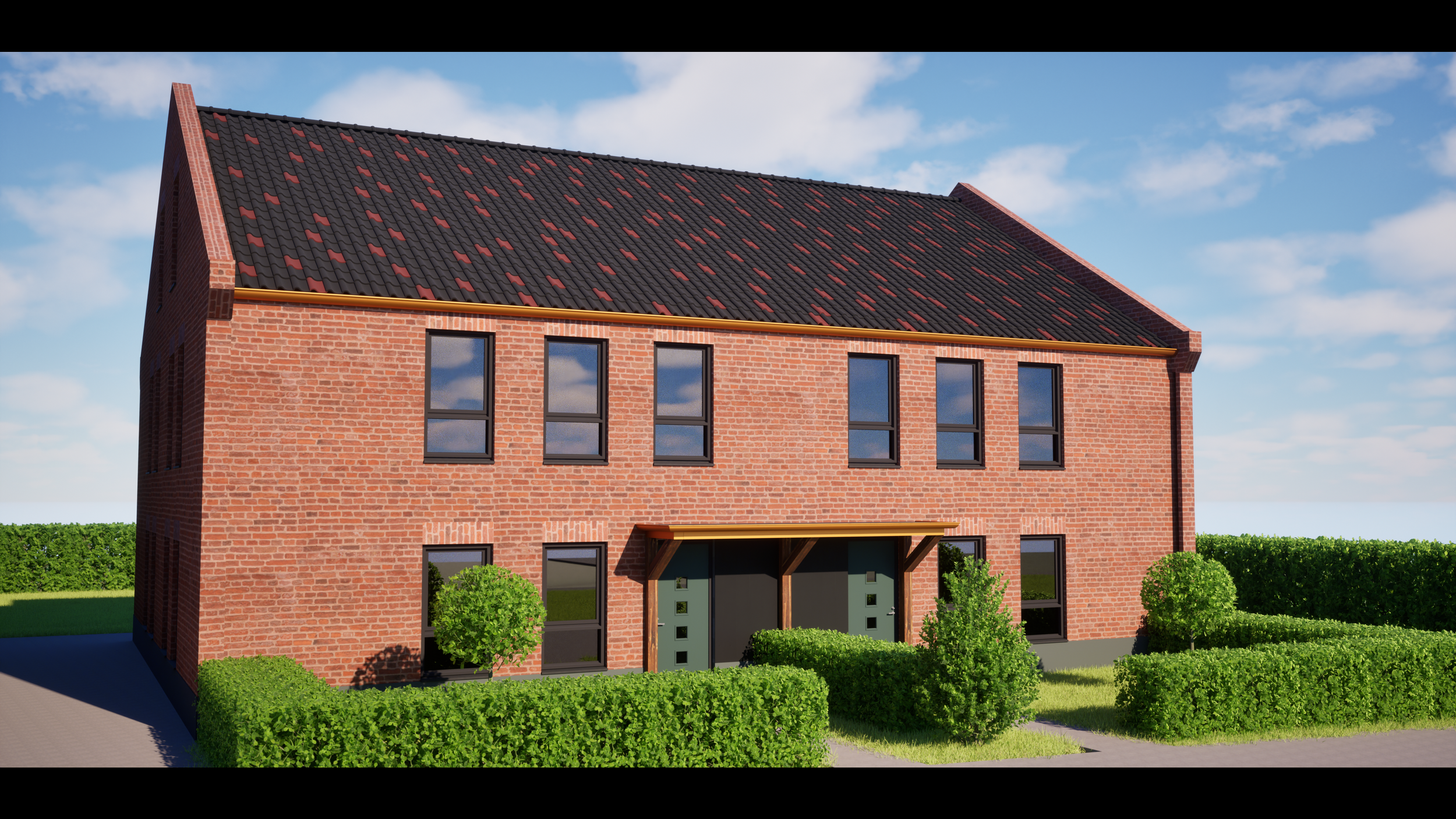 Renders nieuwbouw woning