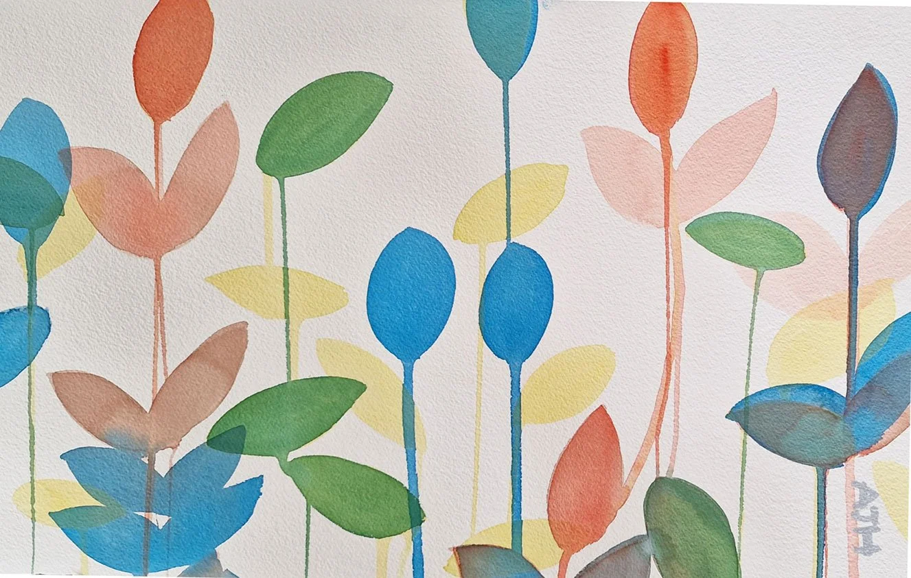 ONE DAY IN KEUKENOF GARDENS (2024) 
Watercolour on arches paper 
Dimensions w: 69cm h: 52cm 
£400 