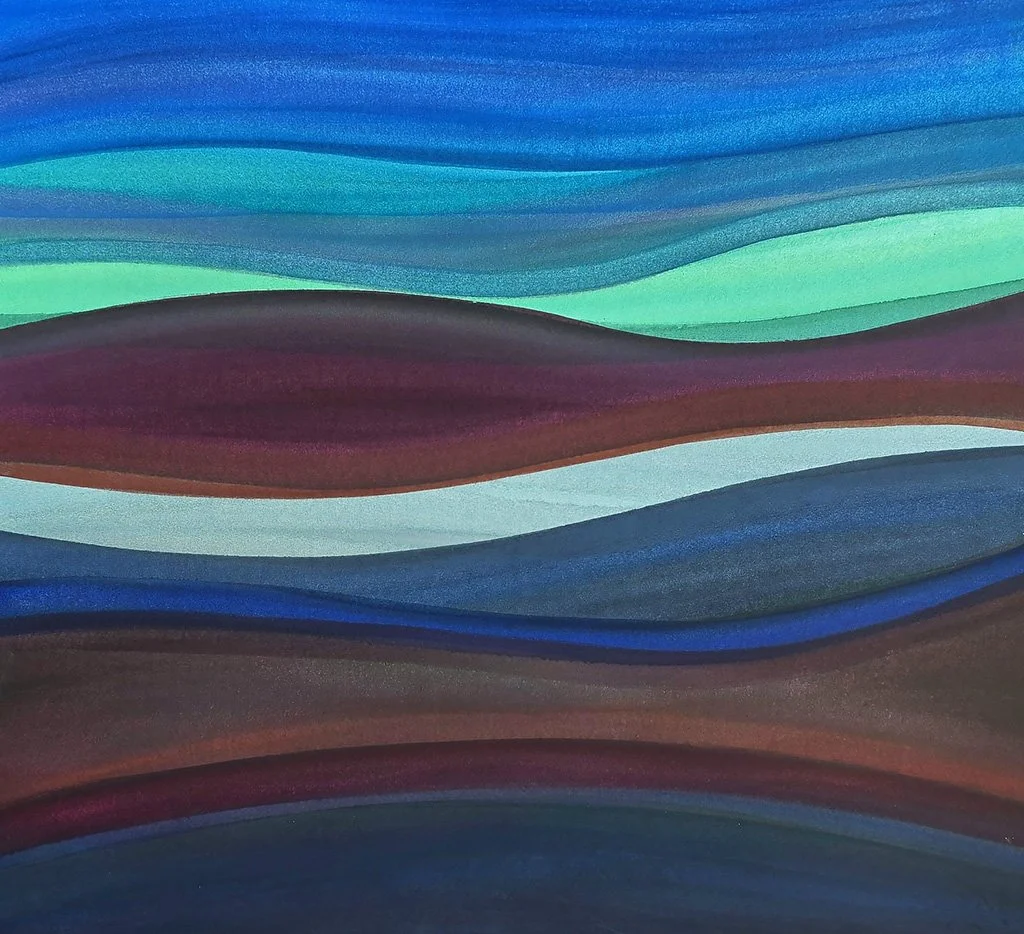 Dream Tides is the newest work to join my current series, UNDULATES.