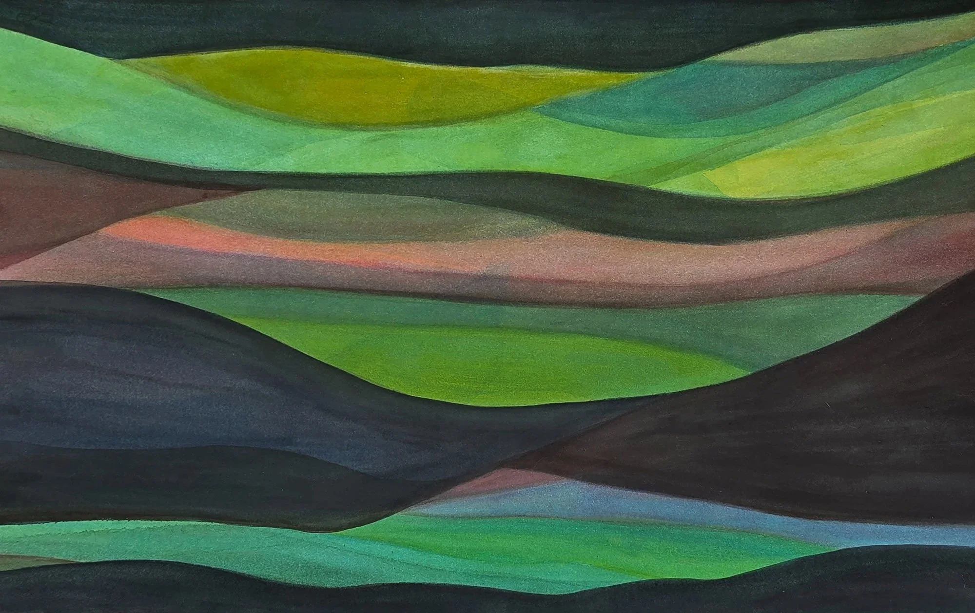 GREEN LAKE (2026)
Watercolour on arches 
(further details to follow) 