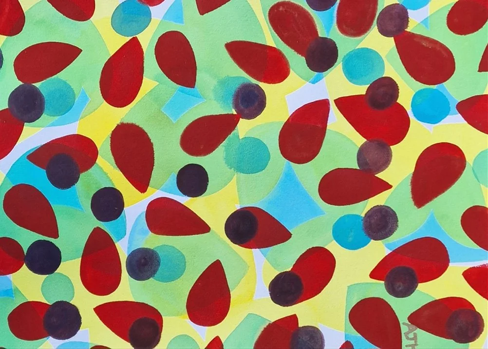 OCEAN LANDING (2024) 
Watercolour painting on arches paper 
Dimensions: w: 92cm h:69cm 
(Sold)