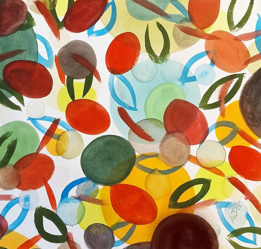 WINDY SOLSTICE
Watercolour on arches paper
w:51cm h: 52cm
(Sold)