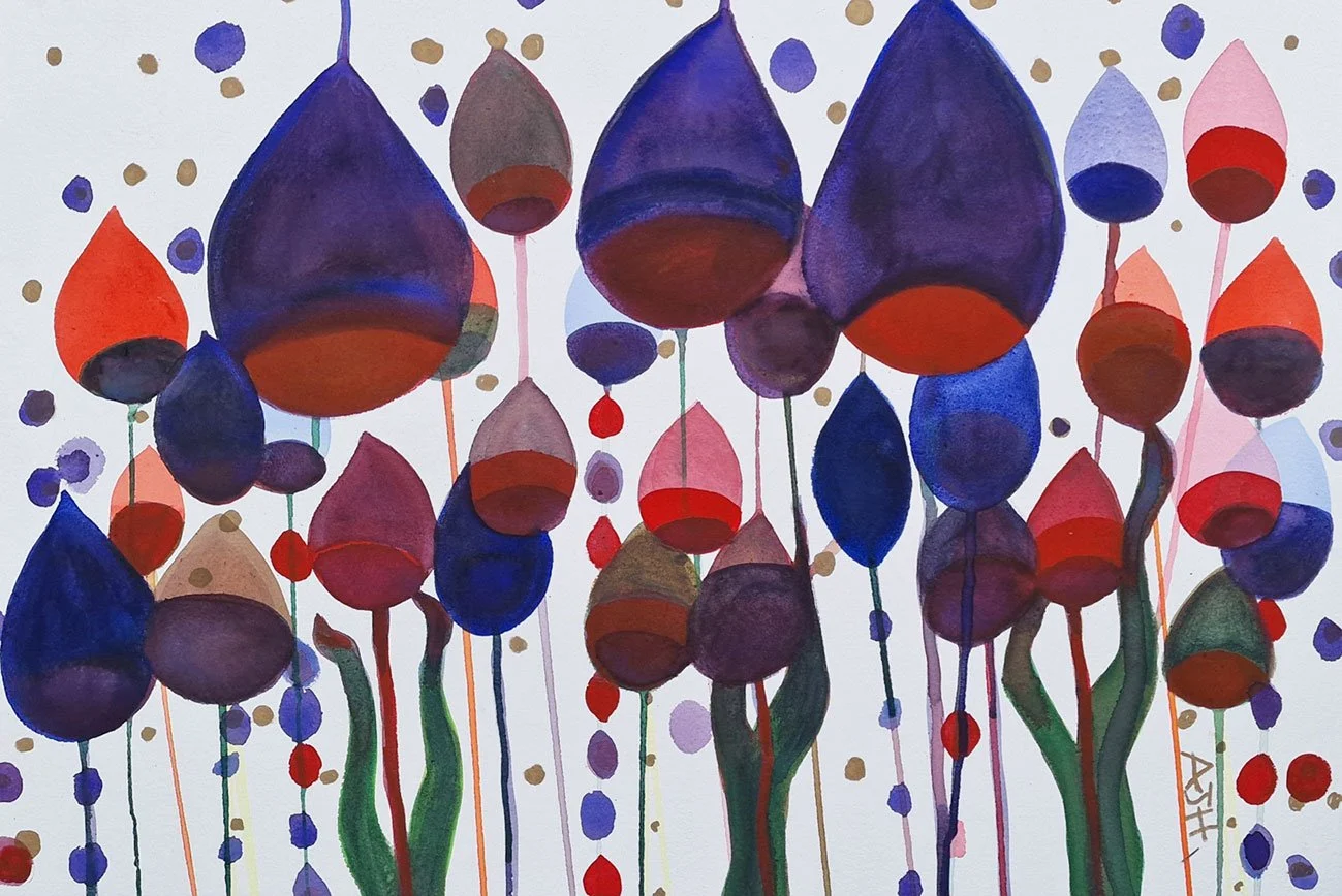 FESTIVAL OF WONDER (2024) 
Watercolour on arches paper 
w: 90cm h: 71cm 
(Sold) 