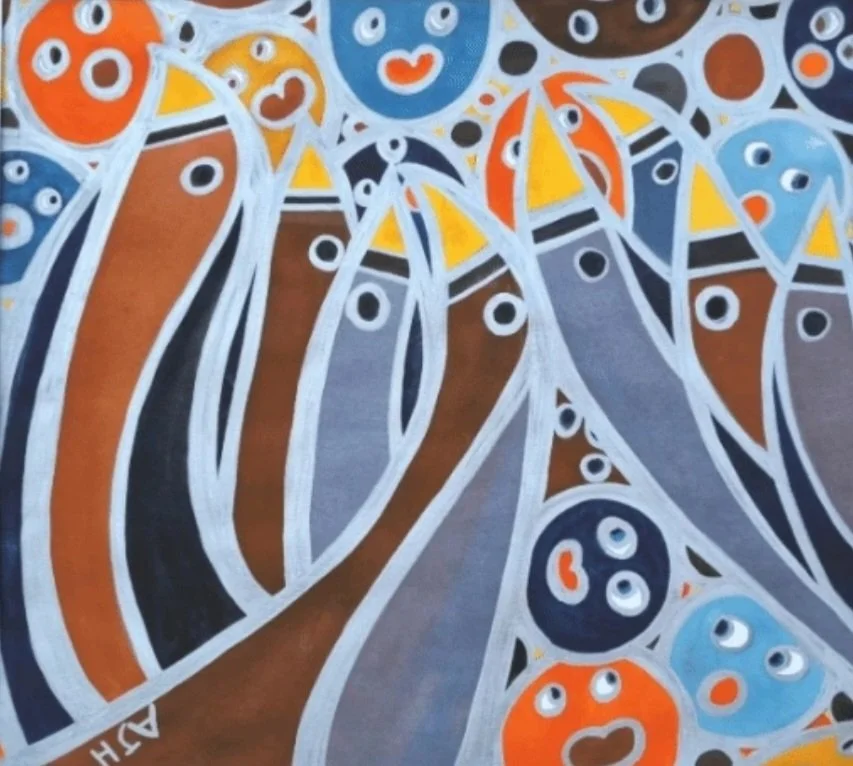 HOT LIPS
Watercolour on arches support 
w: 69cm  h: 62cm
(Sold)