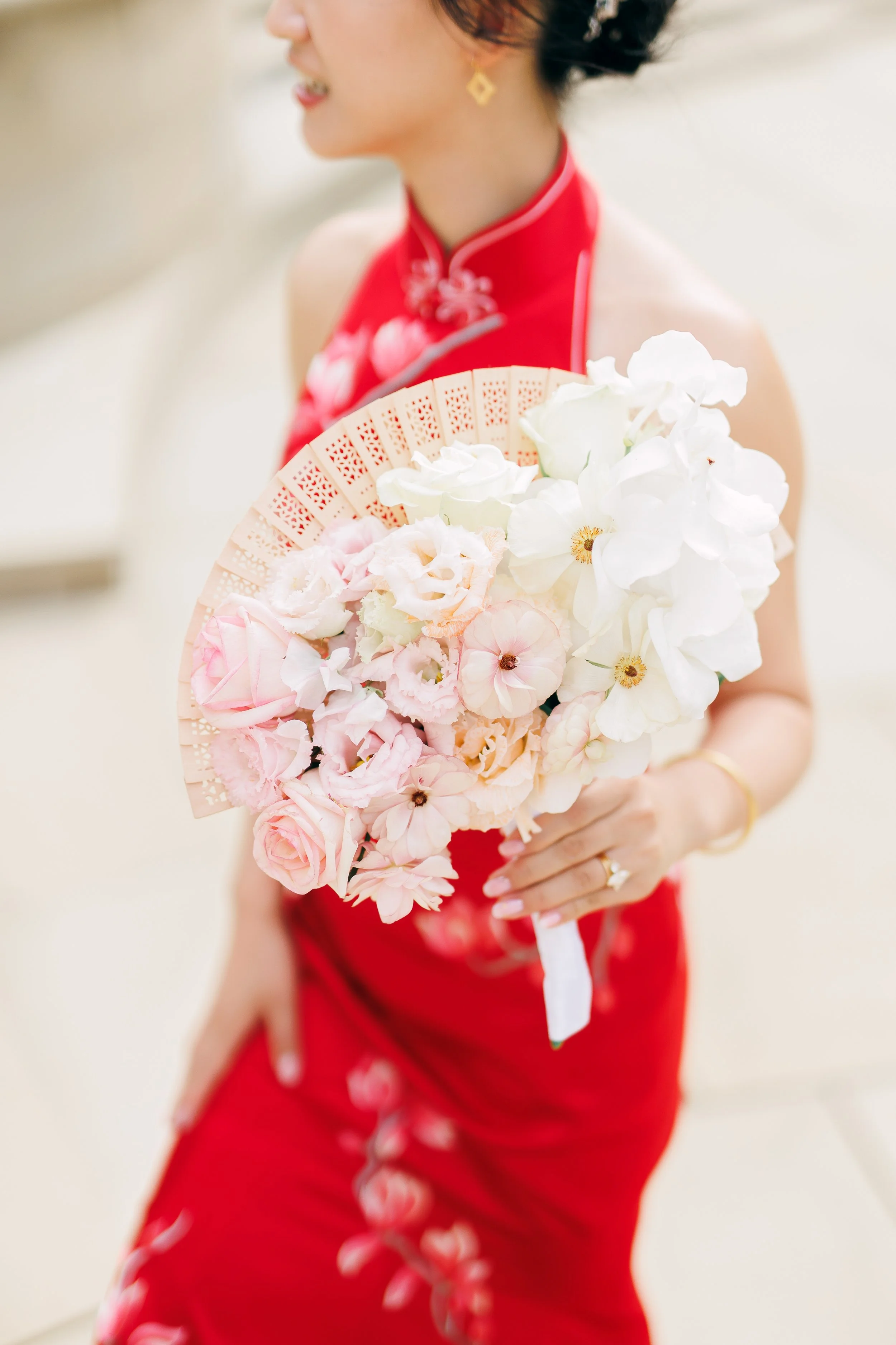 Chinese Fan Bouquet So Blooming Beautiful.jpg