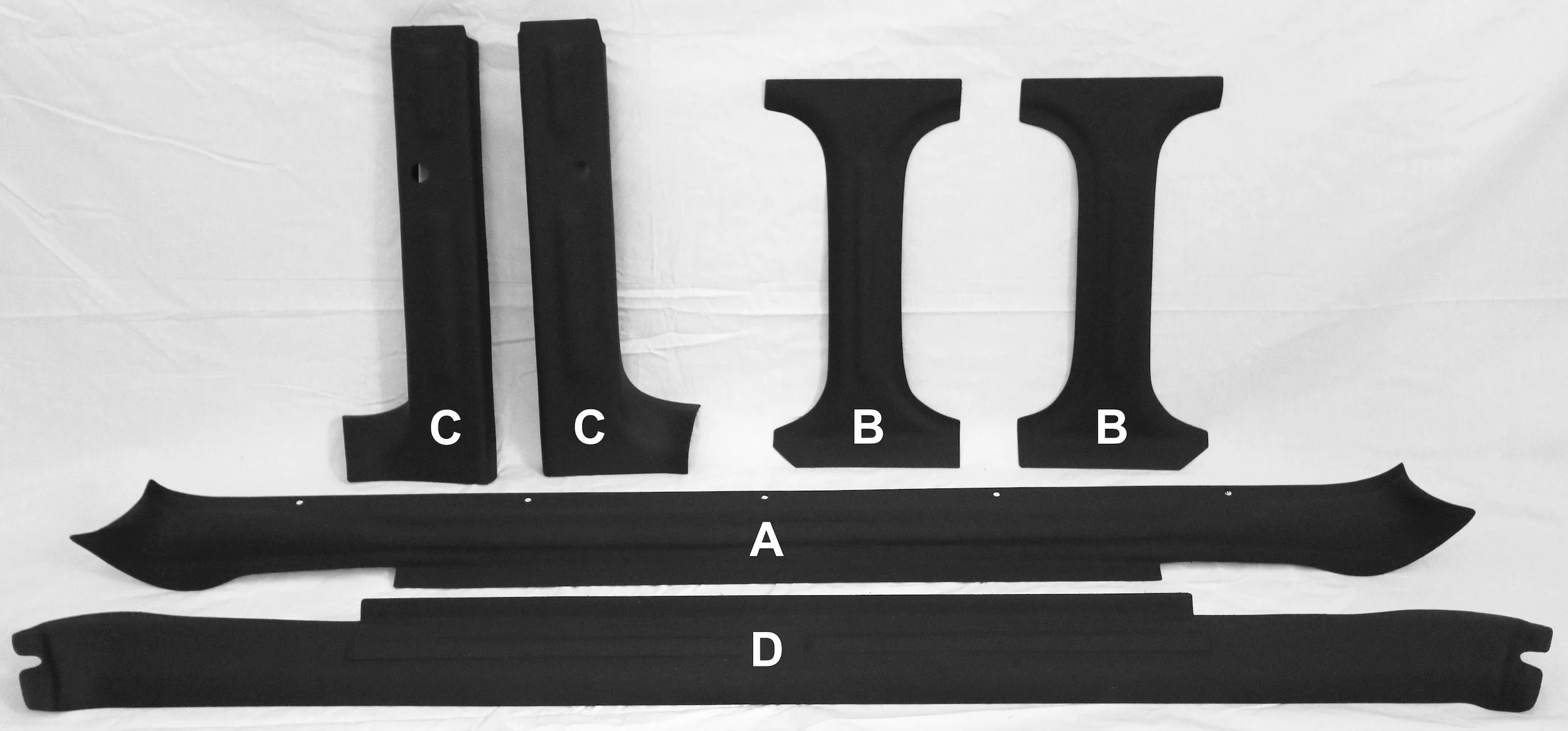 DEFENDER Double / Truck Cab Rear Window Trim Set