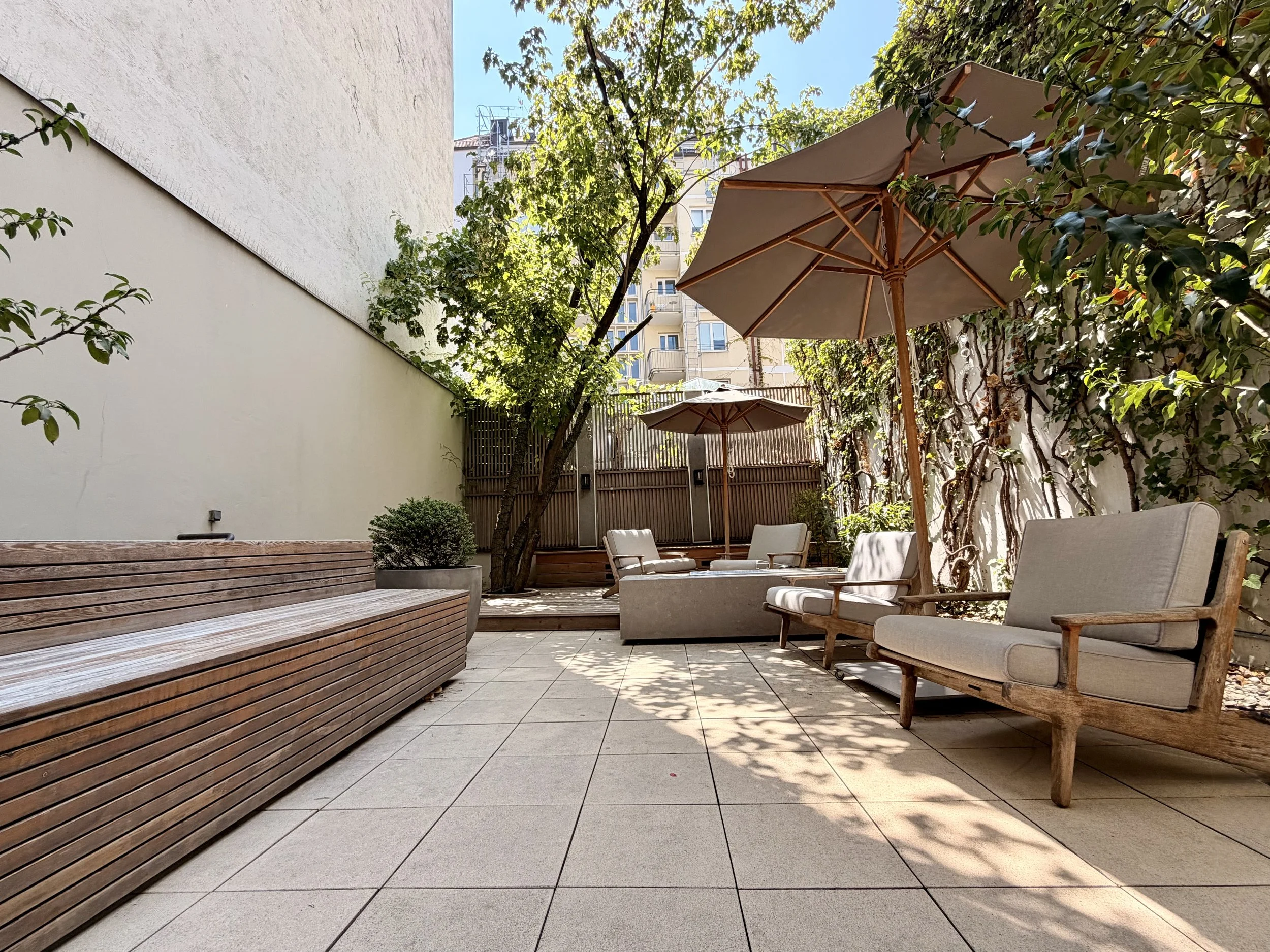 COURTYARD · Outdoor use by arrangement