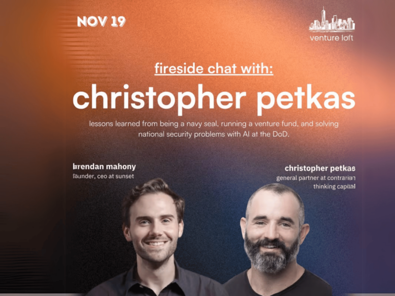 My Fireside Chat in NYC at Venture Loft