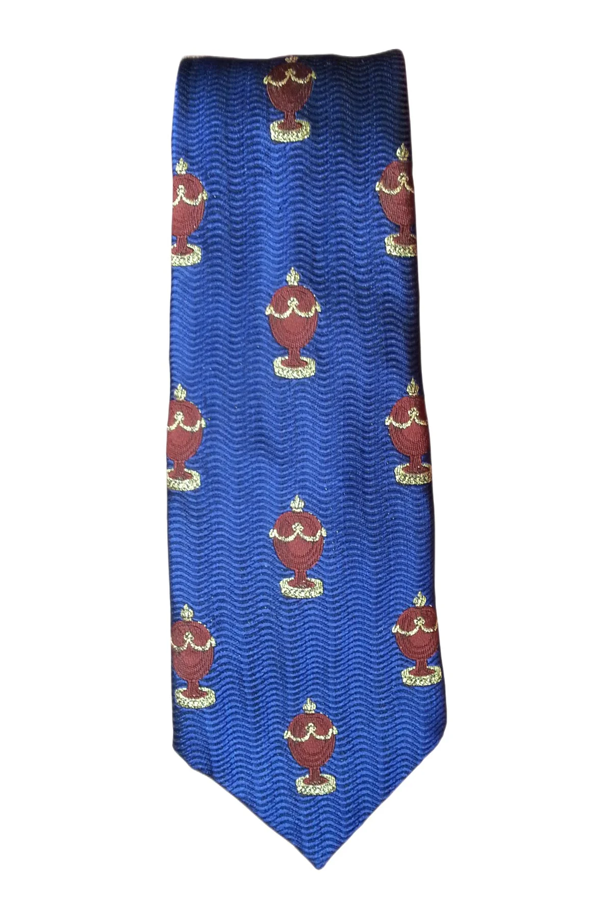 Blue Swag Tie, an original Theo Fabergé creation in silk.