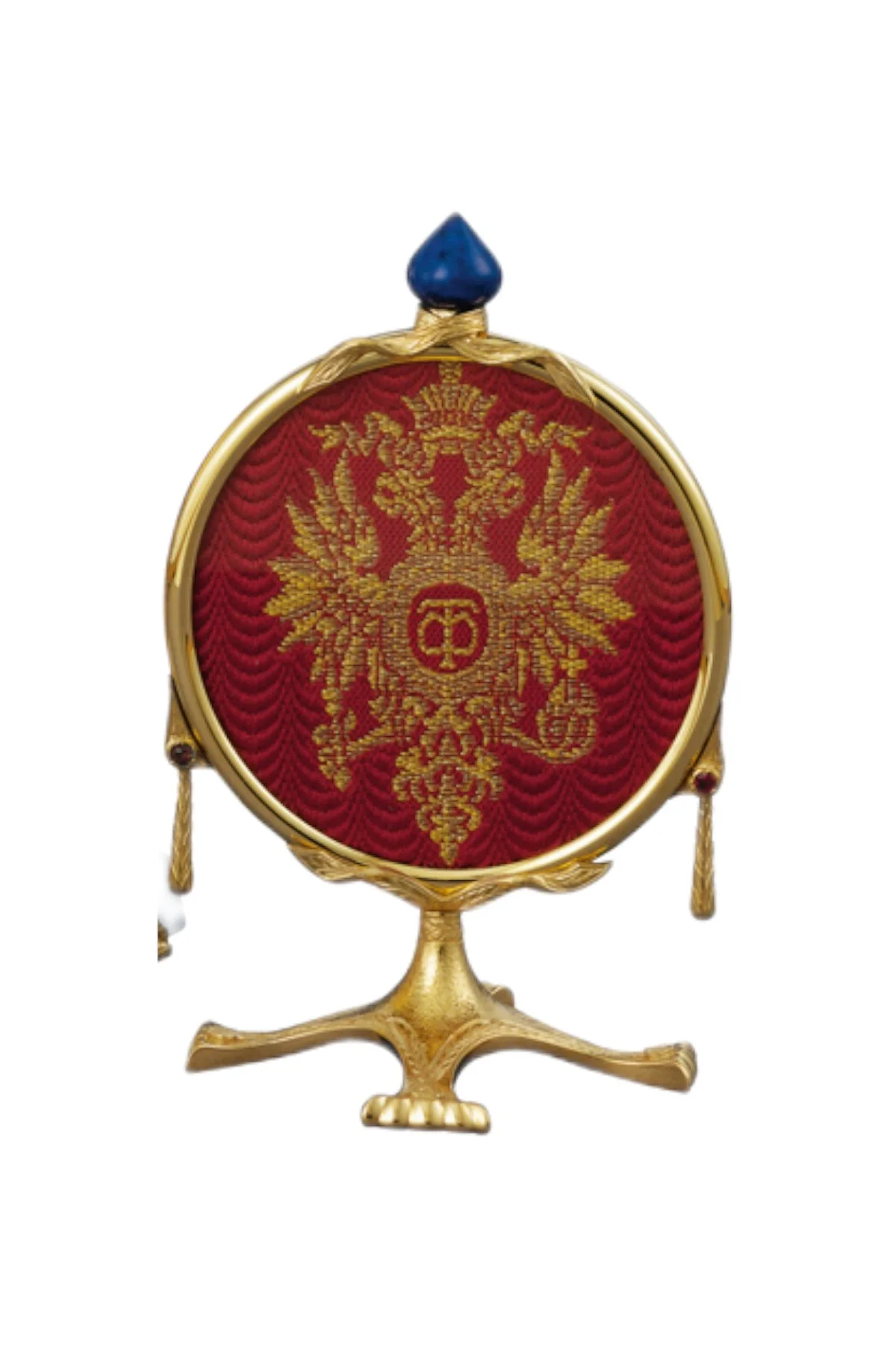 Kiev Egg open to reveal its handcrafted surprise.